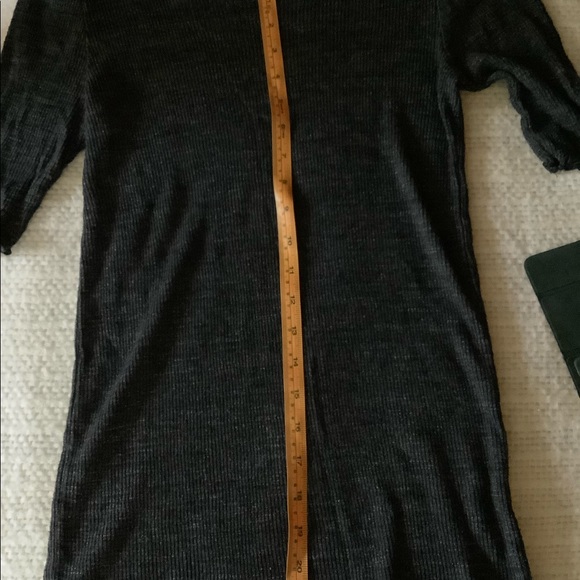 Tia (Anthropologie) ribbed lettuce hem top - Picture 7 of 7